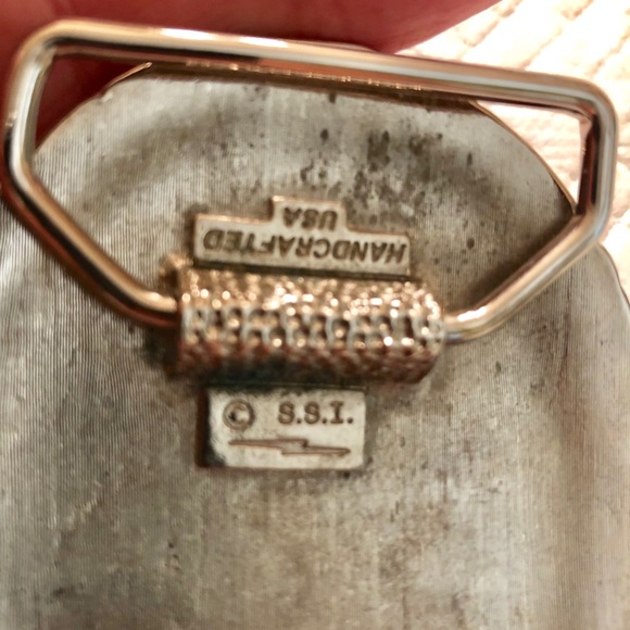 SSI Silver Plated Belt Buckle - Picture 3 of 4